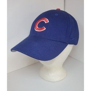 Chicago Cubs MLB Nike Adjustable Wool Hat Cap Hook And Loop Patch Logo Embroider